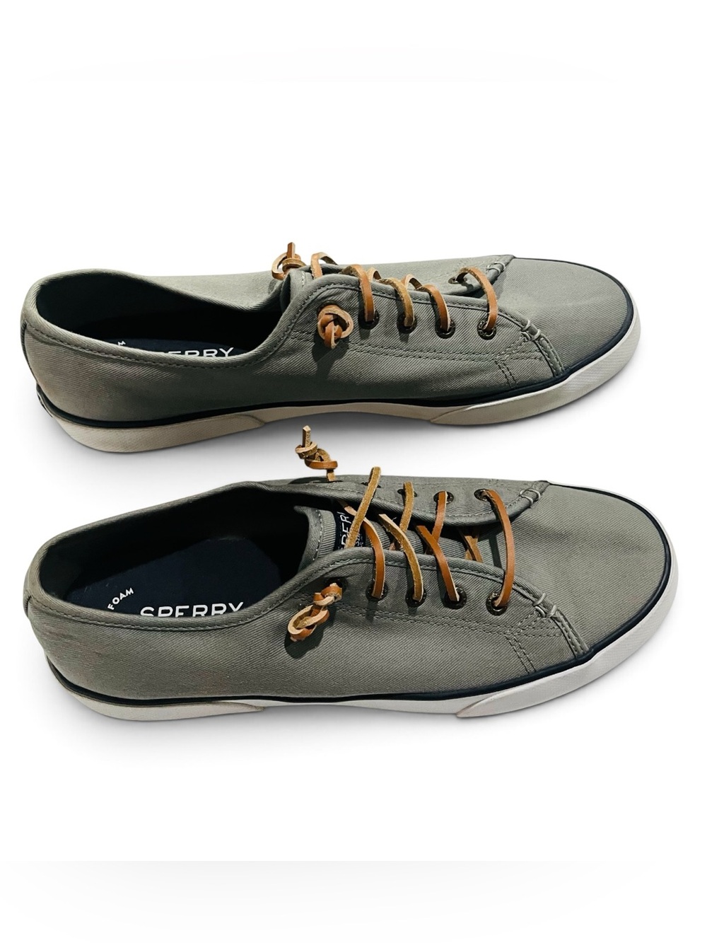 SPERRY Women’s Top Slider Shoes/Sneakers Pier View Core Grey    SIZE 10